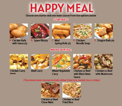 Happy meals category footer image